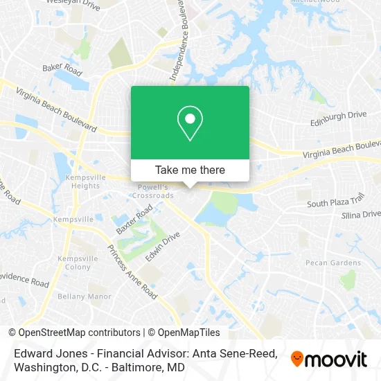 Edward Jones - Financial Advisor: Anta Sene-Reed map