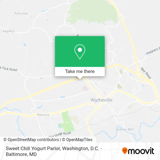 Sweet Chill Yogurt Parlor map