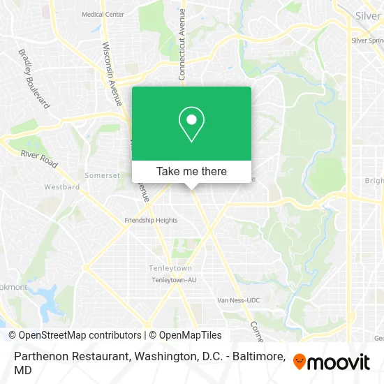 Parthenon Restaurant map