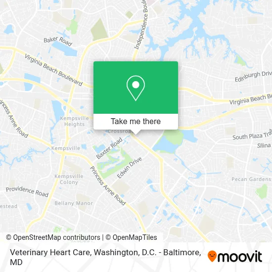 Veterinary Heart Care map