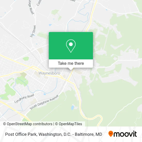 Post Office Park map