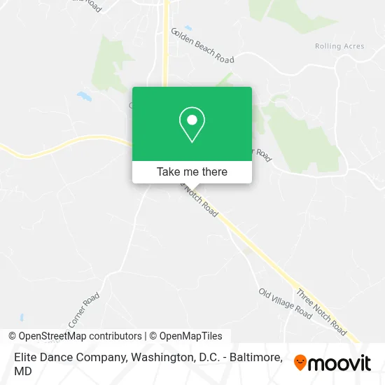Elite Dance Company map