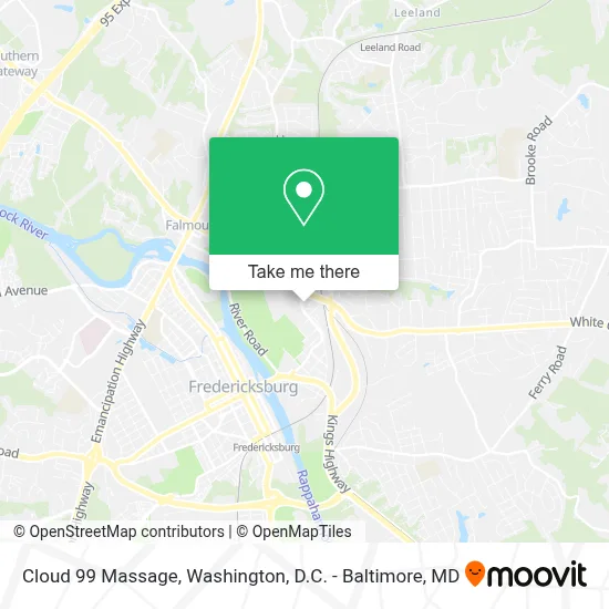 Cloud 99 Massage map