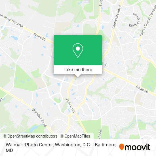 Walmart Photo Center map