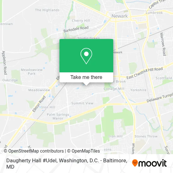 Daugherty Hall #Udel map