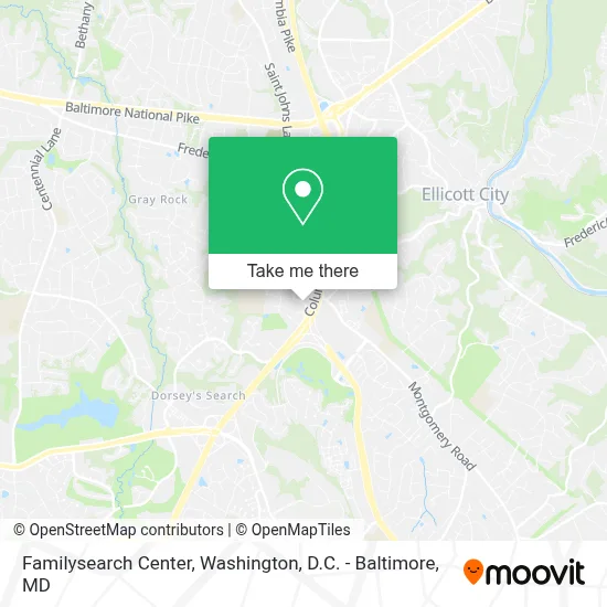 Familysearch Center map