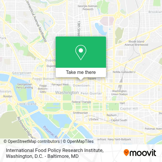 International Food Policy Research Institute map