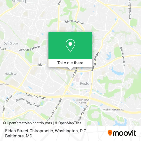 Elden Street Chiropractic map