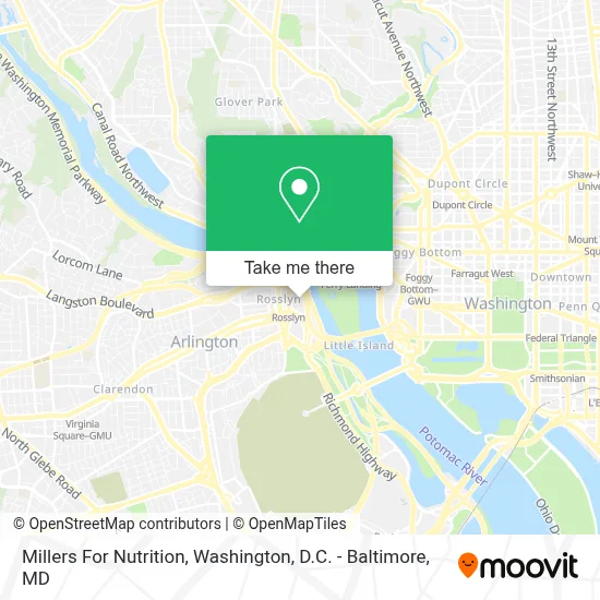Millers For Nutrition map
