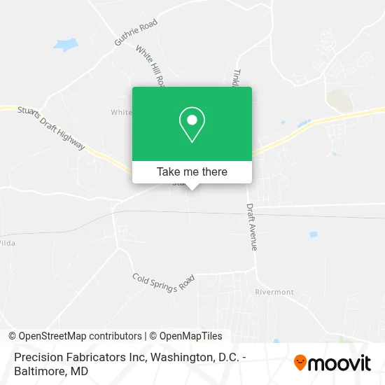 Precision Fabricators Inc map