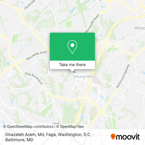 Ghazaleh Aram, Md, Faga map