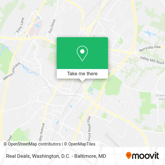 Real Deals map
