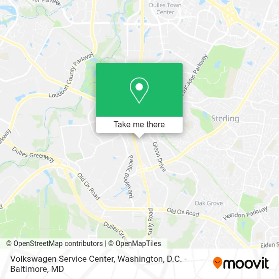Volkswagen Service Center map