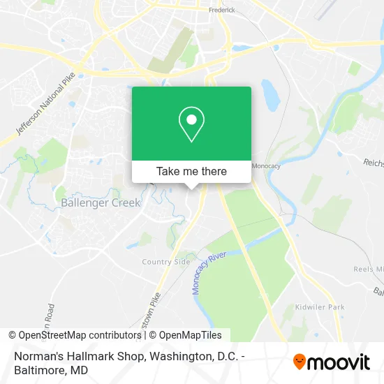 Norman's Hallmark Shop map