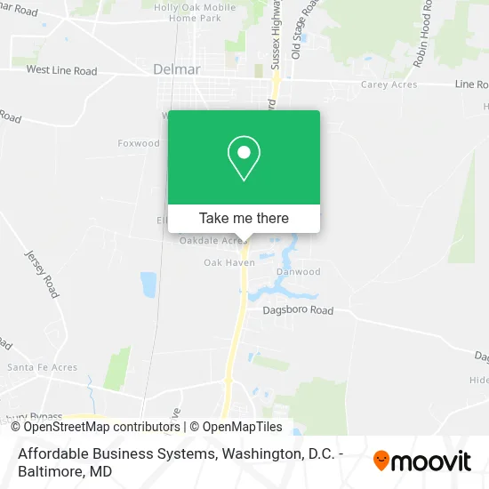 Affordable Business Systems map
