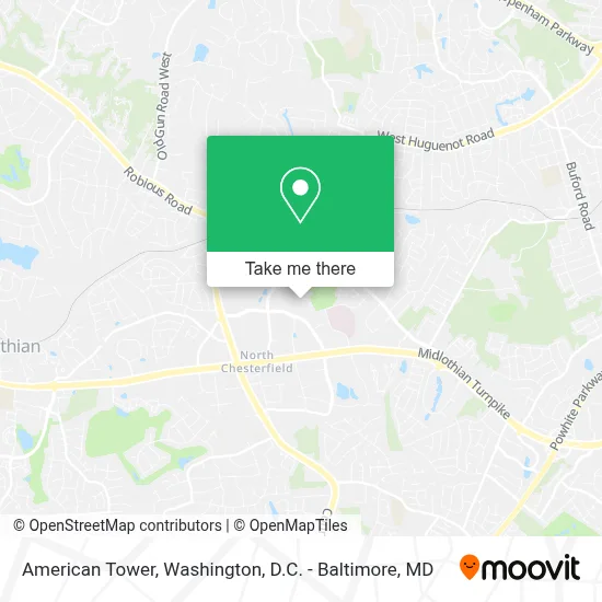 American Tower map