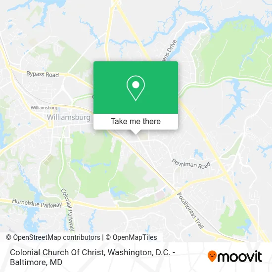 Colonial Church Of Christ map