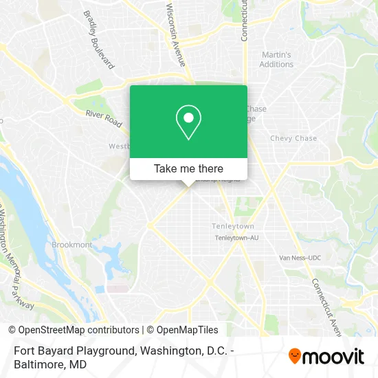 Fort Bayard Playground map