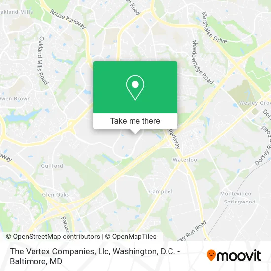 The Vertex Companies, Llc map
