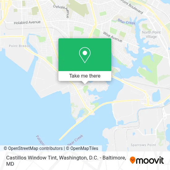 Castillos Window Tint map