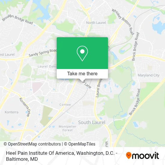 Heel Pain Institute Of America map