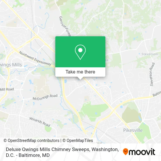 Deluxe Owings Mills Chimney Sweeps map