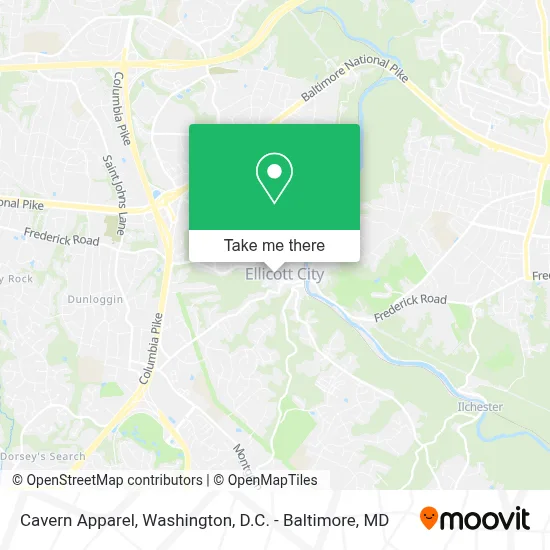 Cavern Apparel map