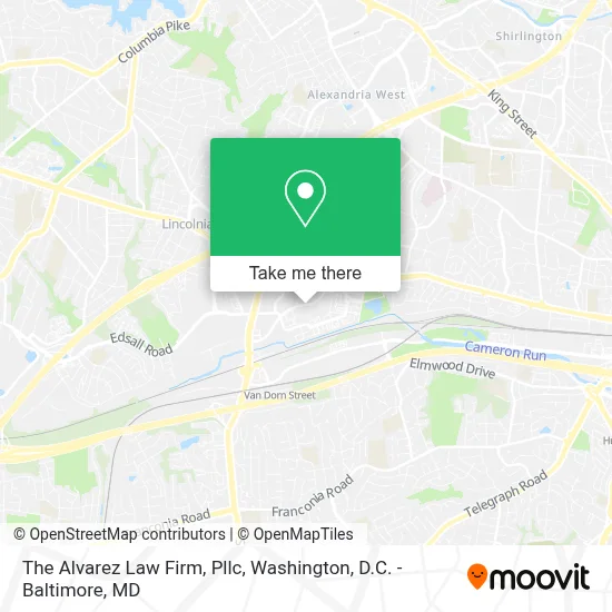The Alvarez Law Firm, Pllc map