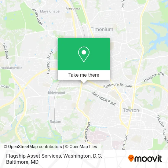 Flagship Asset Services map