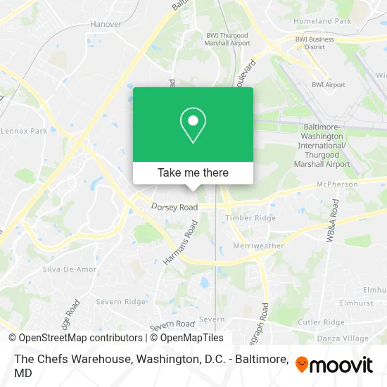 The Chefs Warehouse map