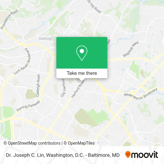 Dr. Joseph C. Lin map