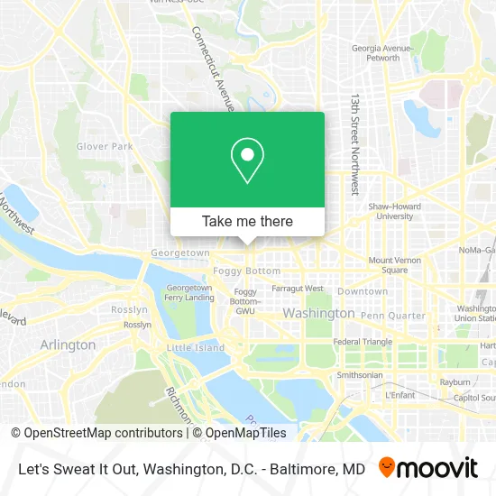 Let's Sweat It Out map