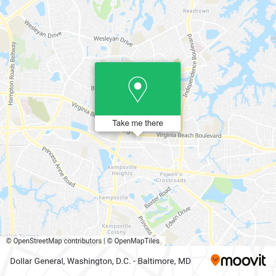 Dollar General map