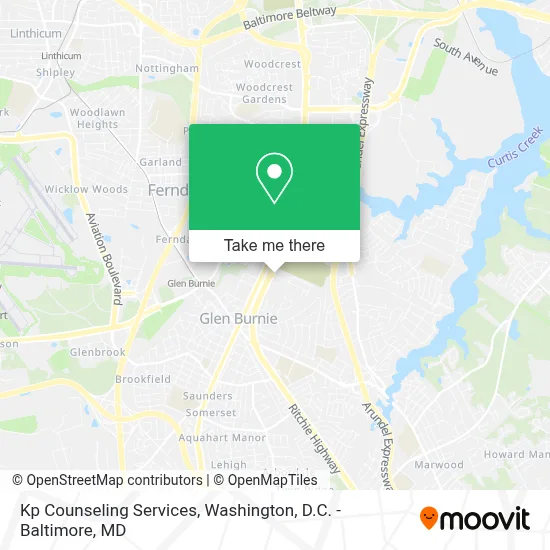 Kp Counseling Services map