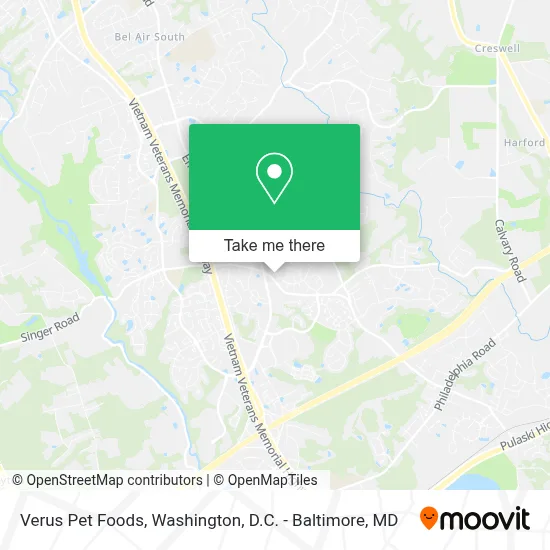 Verus Pet Foods map