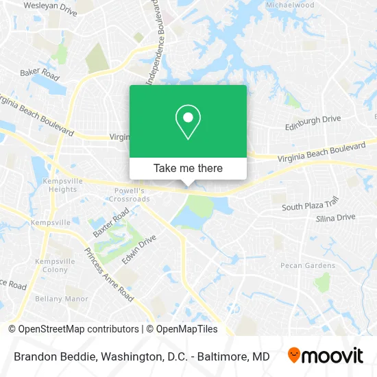 Brandon Beddie map