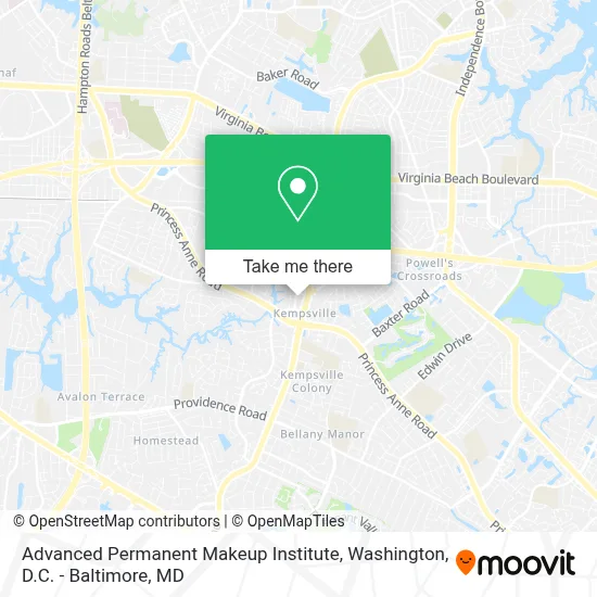 Advanced Permanent Makeup Institute map