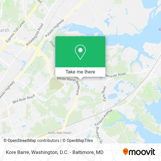 Kore Barre map
