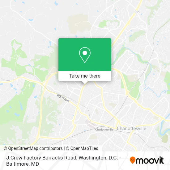 J.Crew Factory Barracks Road map