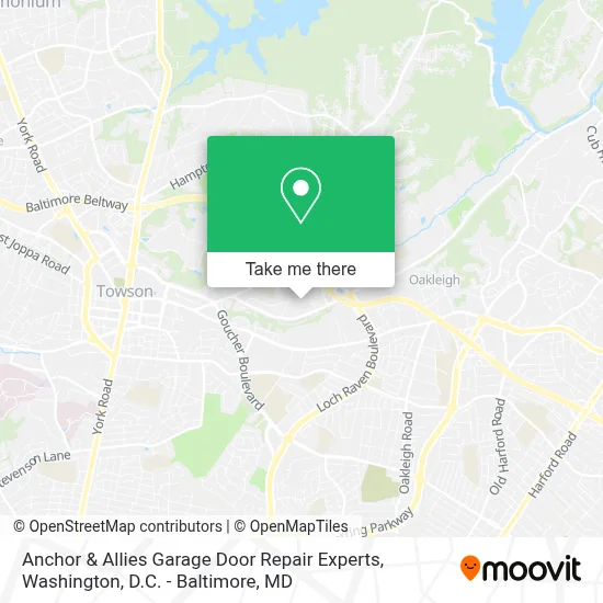 Anchor & Allies Garage Door Repair Experts map