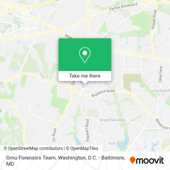 Gmu Forensics Team map
