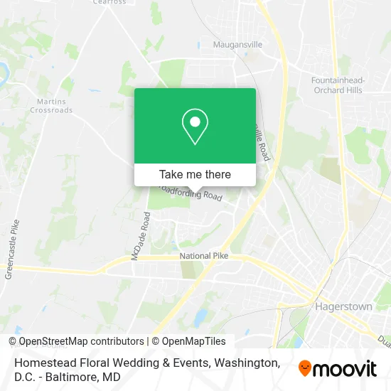 Homestead Floral Wedding & Events map