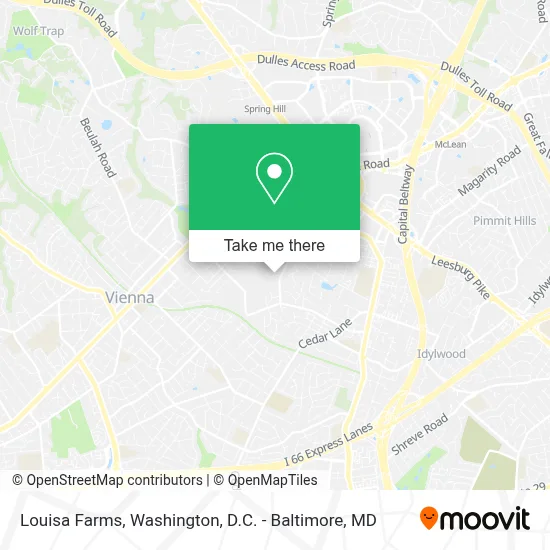 Louisa Farms map