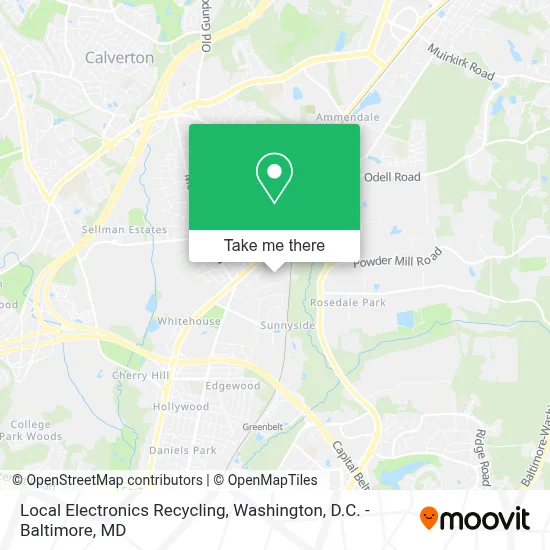 Local Electronics Recycling map