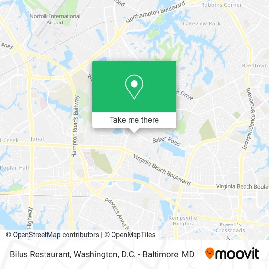 Bilus Restaurant map