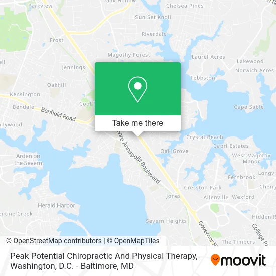 Peak Potential Chiropractic And Physical Therapy map