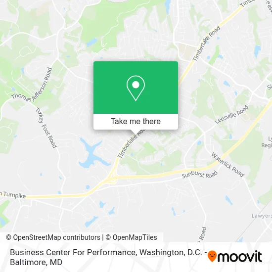 Business Center For Performance map
