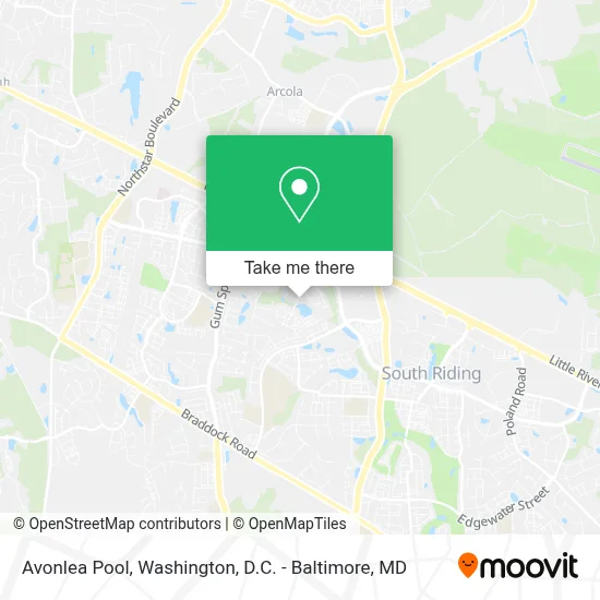 Avonlea Pool map