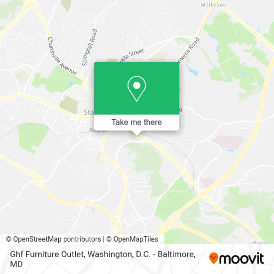Ghf Furniture Outlet map