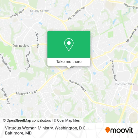 Virtuous Woman Ministry map